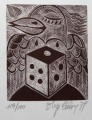 Olga Čechová - 3 x Ex libris , PF 1980, Kresba Ptáček (7).JPG