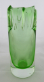 Váza ze zeleného a křišťálového skla - Vladimíra Klumparová (2).JPG