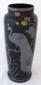 Velká váza, malovaný stříbrný páv - Ahne, Kamenický Šenov (1).JPG