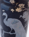 Velká váza, malovaný stříbrný páv - Ahne, Kamenický Šenov (3).JPG