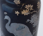 Velká váza, malovaný stříbrný páv - Ahne, Kamenický Šenov (5).JPG