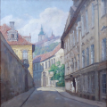 Josef Svoboda - Valdštejnská ulice v Praze (2).JPG