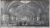 Vladislavský sál, Pražský hrad - Korunovace Marie Terezie 1743 (2).JPG
