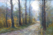 J.Rombald - Podzimní nálada na cestě v lese (3).JPG