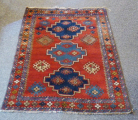 Koberec Kazak, Triple medaillon Kazak - 170 x 135 cm (4).JPG
