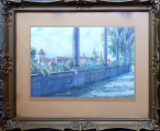 Oskar Schmidt - Pohled z Belvederu na Prahu (4).JPG