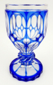 Vyšší biedermeierový pohár s kobaltovým sklem (2).JPG