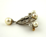 Elegantní brož s mořskými perlami a diamanty - 1,00 ct (5).JPG