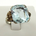 Art deco prsten s přírodním akvamarínem a diamanty (1).JPG