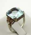 Art deco prsten s přírodním akvamarínem a diamanty (2).JPG