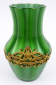 Secesní vázička Loetz - dekor Green Metallin (1).JPG