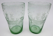 Dvě sklenice z uranového skla s gondolami (1).JPG