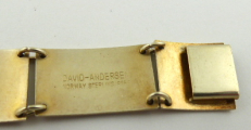 Zlacený stříbrný náramek - David Andersen, Norsko (6).JPG