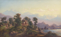 Západ slunce pod horami - Zimer (3).JPG