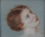 Alois Porges - Portrét dívčí hlavy