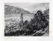 Pohled na město Merano z Tappeinerwegu