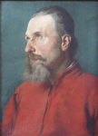 Jan Bílek, připsáno - Muž v červené kazajce