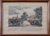 Poplach při pádu balónu 27.8.1783 v Gonesse ve Francii