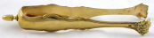 Stříbrné a zlacené kleštičky na cukr - Philippe Berthier, Paříž 1847 - 1851