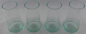 Čtyři skleničky z berylového skla - Moser, Bruno Morbelli