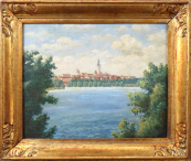 F. Radecký - Pohled na město Tábor
