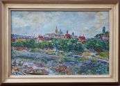 František Šorm - Pohled na Pražský hrad od Vltavy
