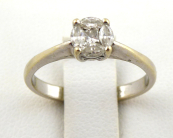 Prsten s pěti diamanty Princes a Naveta