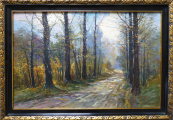 Rombald J. - Podzimní nálada na cestě lesem