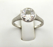 Platinový prsten s diamantem 1,90 ct - Karl Stracke