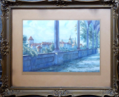 Schmidt Oskar - Pohled z Belvederu na Pražský hrad