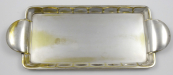 Sandrik - Art deco stříbřený tác