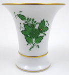 Herend, vzor Apponyi Green - Elegantní vázička