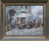 Rombald J. - Na trhu v podloubí