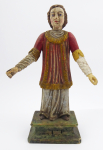 Sv. Vavřinec nebo sv. Štěpán - vyšší dřevořezba