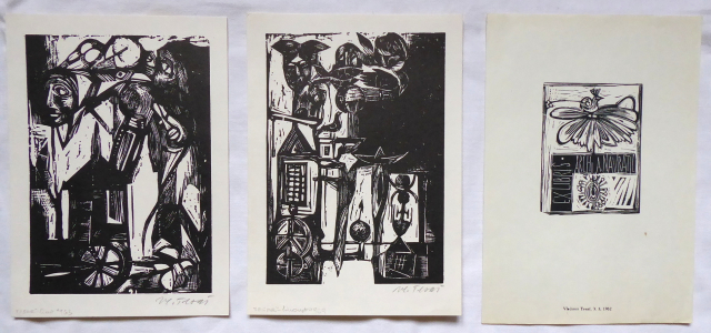 Vladimír Tesař - Dva linoryty, Exlibris (1).JPG