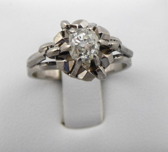 Prstýnek z bílého zlata, krystaly a briliantem 0,55 ct (1).JPG