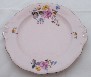 Růžový talíř s barevnými květinami (1).JPG