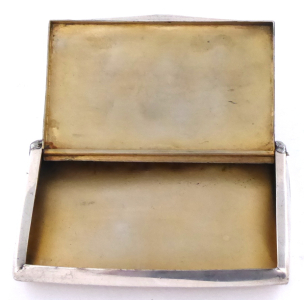 Stříbrná krabička na tabák - Německo 1900 - 1920 (2).JPG