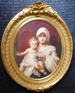 Gabriel von Max připsáno - Madona s dítětem (1).JPG