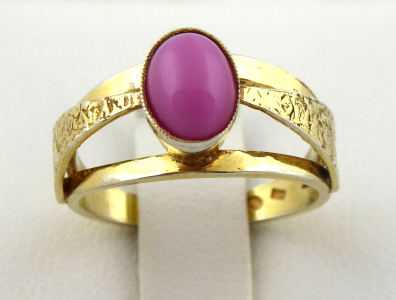 Zlacený stříbrný prsten s ulexitem (1).JPG