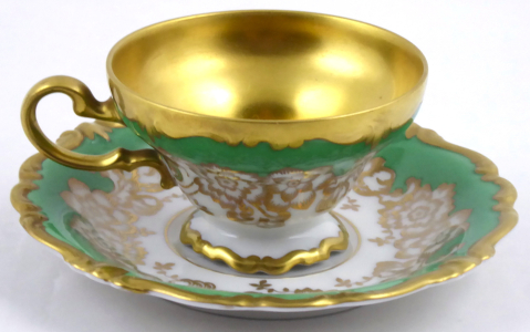 Zlacený moka šálek - Rosenthal, Pompadour (1).JPG