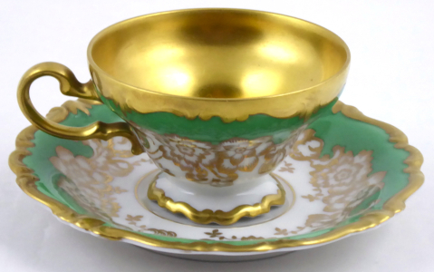 Zlacený moka šálek - Rosenthal, Pompadour (1).JPG