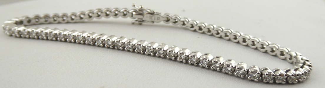 Zlatý tenisový diamantový náramek - 1,30 ct (1).JPG