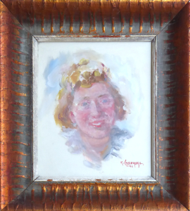 Karel Chaloupka - Portrét smějící se dívky (1).JPG