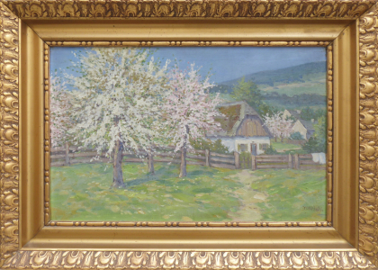 Nikolaj Ivanovič Cholodkov - Krajina s třešněmi a jabloněmi (1).JPG