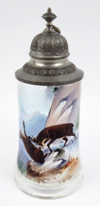 Korbel se soubojem kamzíků na skále (1).JPG