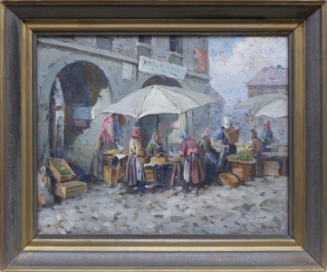 J. Rombald - Na trhu v podloubí (1).JPG