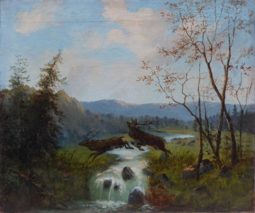 Krajina s jelenem ve skoku (1).JPG