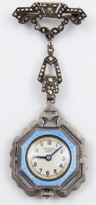 Stříbrné dámské závěsné hodinky - Carl F. Bucherer (1).JPG